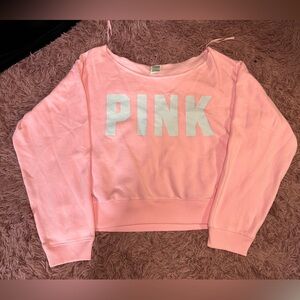 VS PINK cropped sweatshirt!! never worn!!! SUPER SOFT. XXL